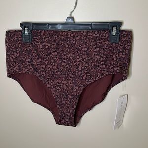Athleta high waist bikini bottom. L